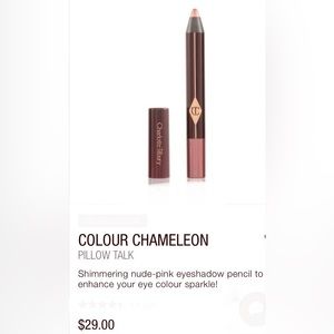 Charlotte Tilbury Color Chameleon Eye Shadow Pencil. Color Pillow Talk. NEW!